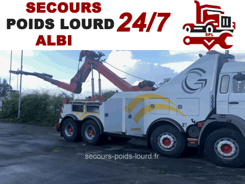 Dépannage poids lourd à Albi (81000)