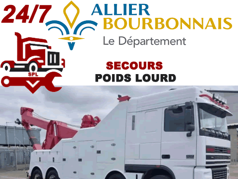 Dépannage poids lourd dans l'Allier (03)