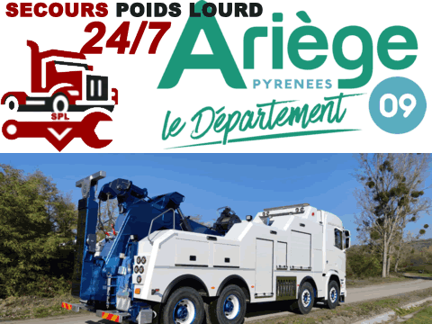 Dépannage poids lourd Ariège (09)