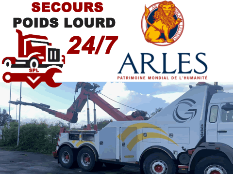 Dépannage poids lourd à Arles 24/7