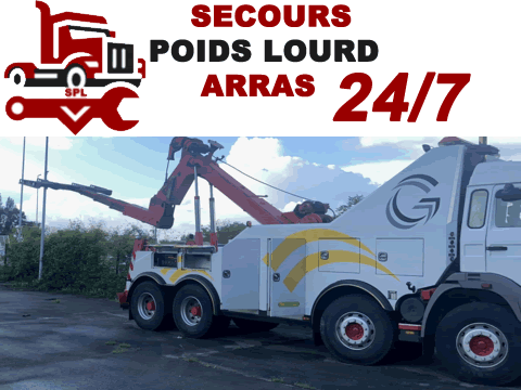 Dépannage poids lourd à Arras (62000) et