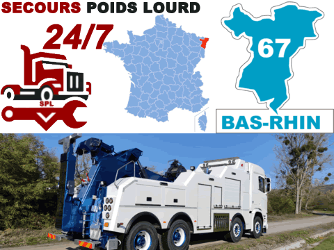 Dépannage poids lourd Bas-Rhin (67)