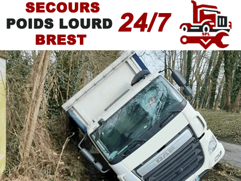 Dépannage poids lourds à Brest et ses environs