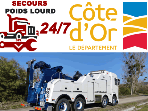 Dépannage poids lourd Côte-d'Or (21)