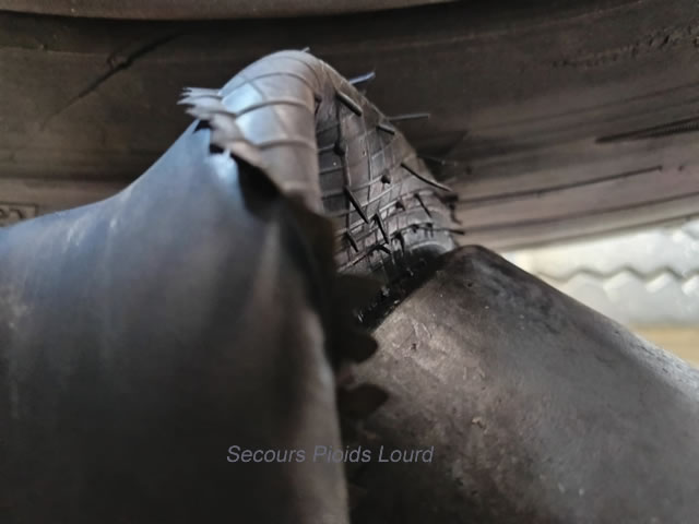 Coussin d'air de suspension pneumatique pour camion et semi-remorque