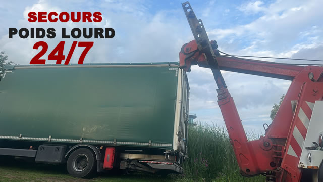 dépannage poids lourds sur les routes autour d’Abbeville (80)