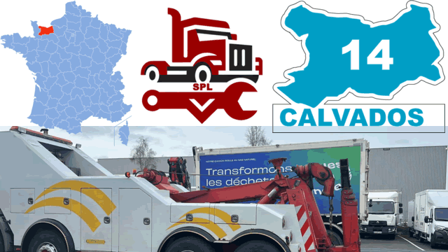 Dépannage, remorquage et relevage de poids lourds dans le Calvados (14)