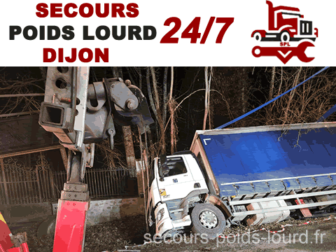 Dépannage poids lourd 24h/7j à Dijon et ses environs