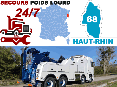 Dépannage poids lourd Haut-Rhin (68)