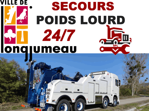 Dépannage poids lourd à Longjumeau 24h/24 et 7j/7