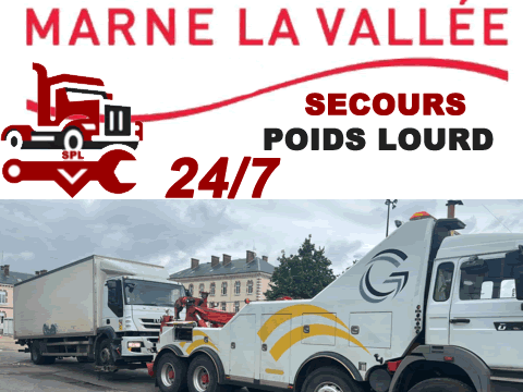 Dépannage poids lourd à Marne-la-Vallée (77420)