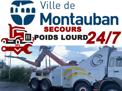 Dépannage poids lourd à Montauban (82000)
