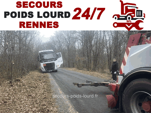 Dépannage poids lourds à Rennes (35)à et ses environs
