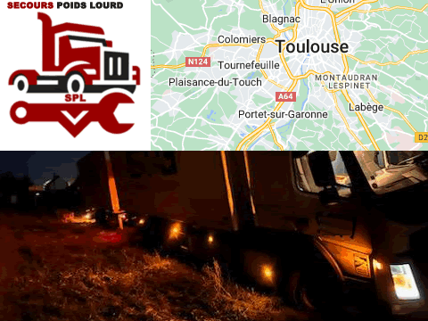 Dépannage remorquage poids lourds Toulouse